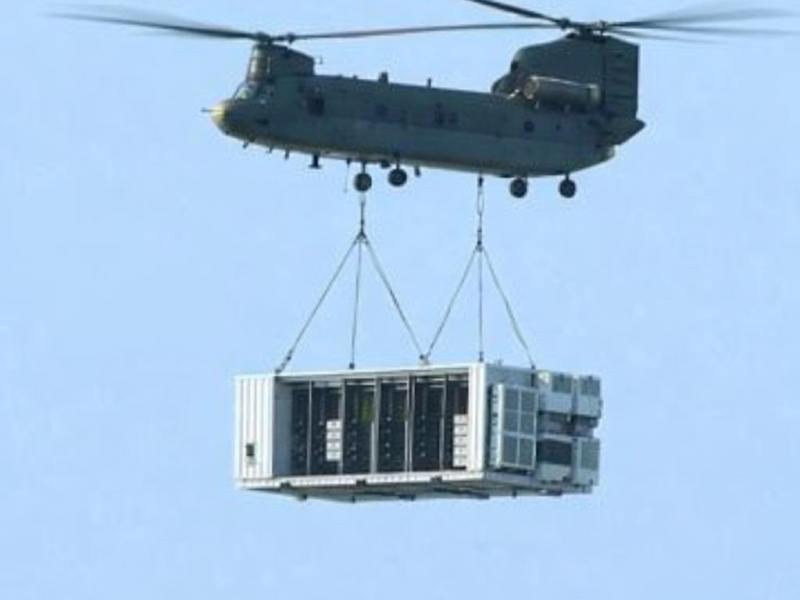 Helicopter Delivers Newnan Data&nbsp;Center